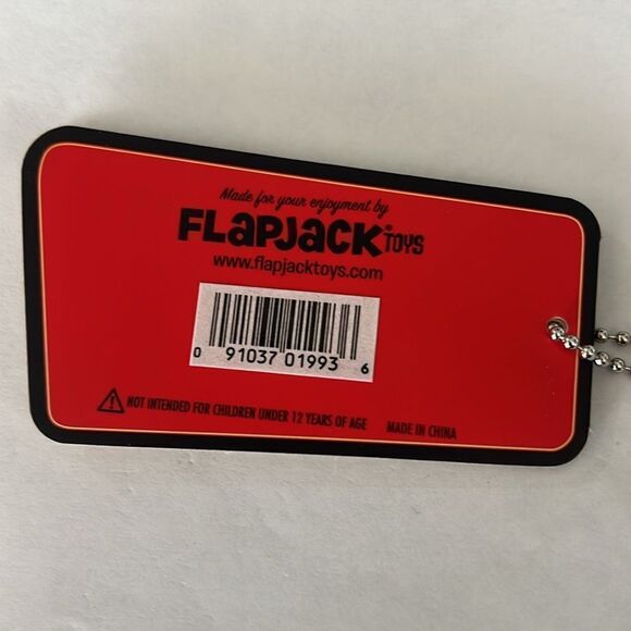 NWT Flapjack Retro Pink Scooter Luggage Suitcase Backpack Travel Tag - Picture 5 of 5